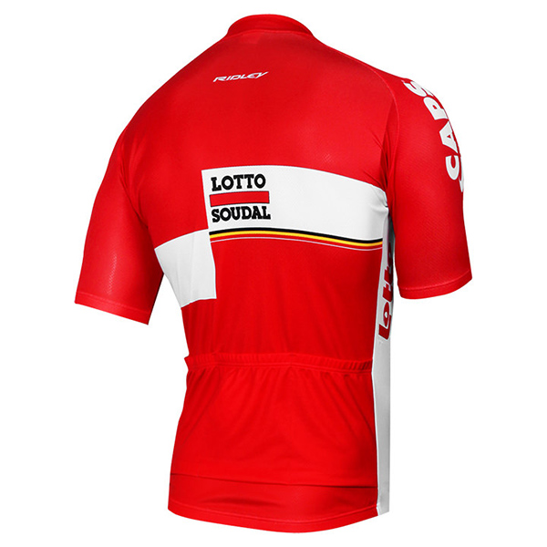 2017 Maglia Lotto Soudal rosso